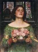 John William Waterhouse Gather Ye Rosebuds While Ye May... oil painting reproduction